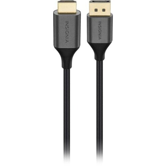 6' DisplayPort to HDMI Cable - Black | Insignia - Picture 2 of 9